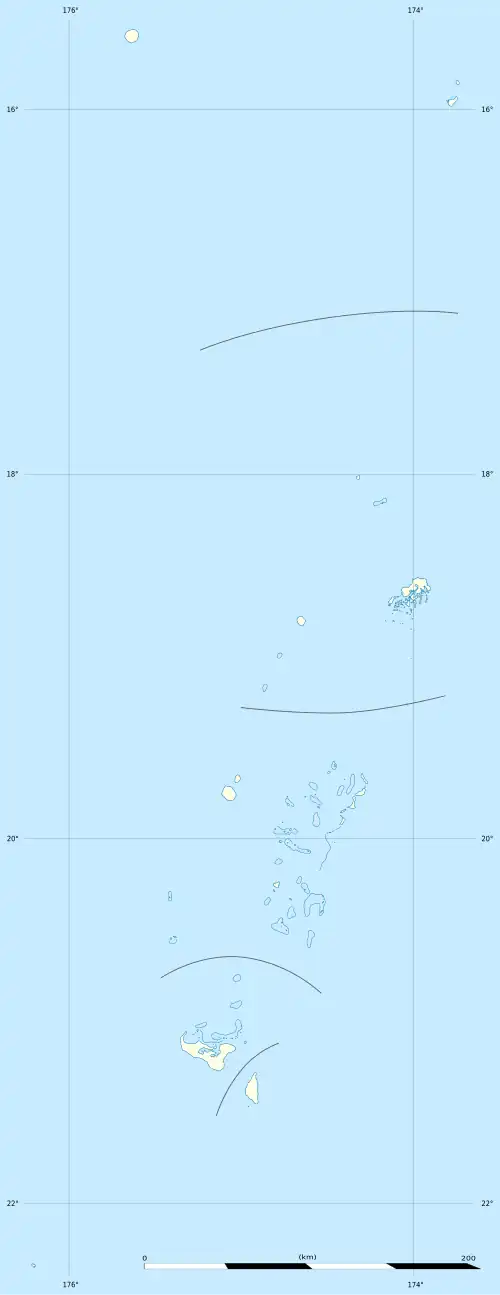 Vavaʻu está localizado em: Tonga