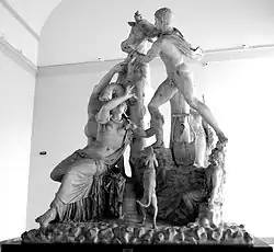 Tauriscos e Apolônio de Trales: Touro Farnésio, século II a.C., cópia romana. Exemplo da segunda fase.