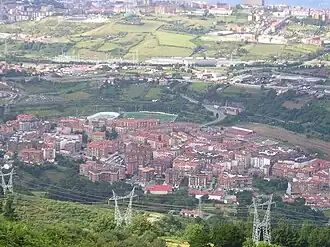 Vista do vale de Trápaga