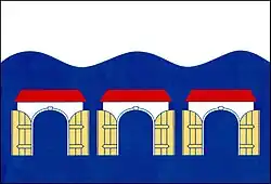 Bandeira de Tři Dvory