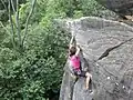 Escalada esportiva na Serra do Cipó