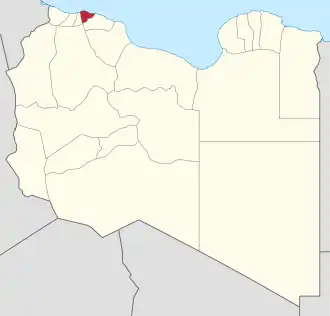 Localização de Trípoli