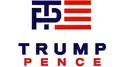 Logotipo oficial refletindo a escolha de Mike Pence como companheiro de chapa.[72]