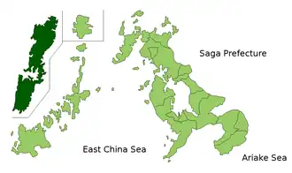 Localização de Tsushima