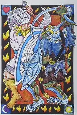 Batalha por Gondolin: Tuor mata o Orc Othrod.