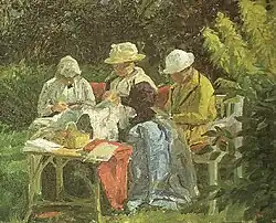 Mulheres costurando (c. 1900)