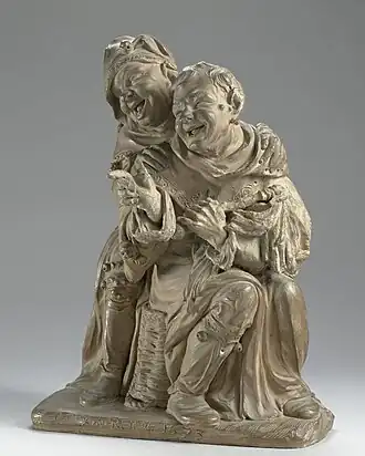 Two Laughing Fools, de Pieter Xavery (1773), Rijksmuseum Amsterdam