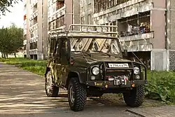 UAZ Hunter com equipamento