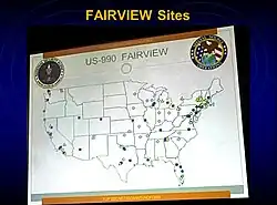 Mapa do Fairview SIGAD