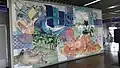 Mural artístico da estação.