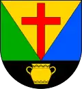 Brasão de armas de Újezd u Svatého Kříže