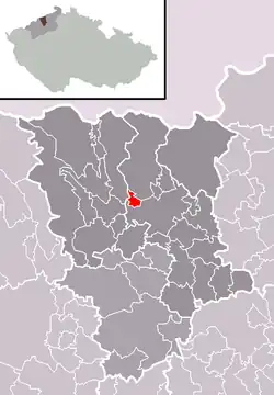 Localização de Újezdeček