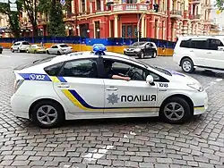 Toyota Prius da Polícia Nacional