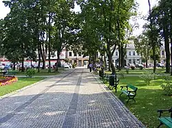 Centro da cidade de Suwałki