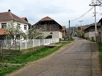 Une rue à Maleševo