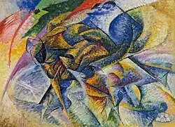 Dinamismo de um ciclista, 1913, Coleção Peggy Guggenheim, Veneza