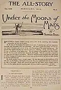 Publicação original de Under the Moons of Mars (1912)