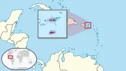 Mapa das Ilhas Virgens dos Estados Unidos