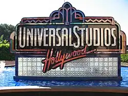 A entrada da Universal Studios Hollywood, em Los Angeles.