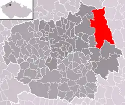 Localização de Úštěk