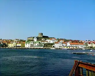 Marstrand vista da ilha Koön