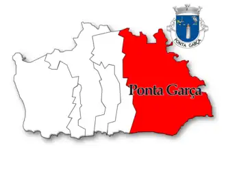 Localização no município de Vila Franca do Campo