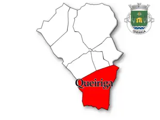 Localização no município de Vila Nova de Paiva