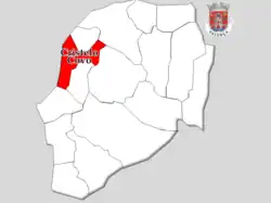 Localização no Município de Valença