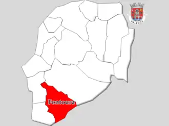 Localização no município de Valença