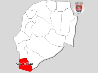 Localização no Município de Valença