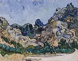 Vincent van Gogh, Montanha em Saint-Rémy, 1889, Museu Solomon R. Guggenheim