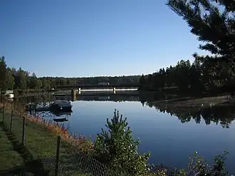 Dal Ocidental e Van confluindo em Vansbro