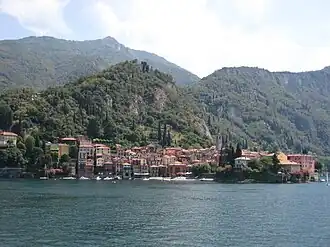 Varenna vista do Lago de Como