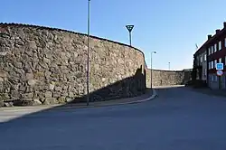 Muro exterior dos estaleiros