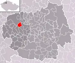 Localização de Vchynice