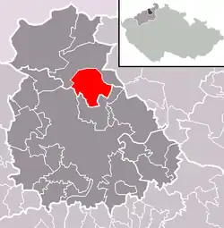 Localização de Velké Chvojno