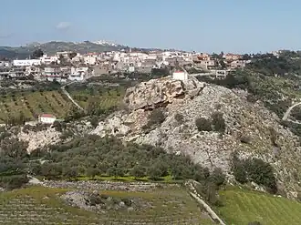 Vista de Venerato, a capital da unidade municipal de Paliani