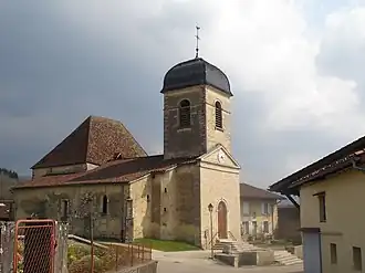 Verjon, vista da igreja