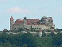 Defesas exteriores vistas de oeste