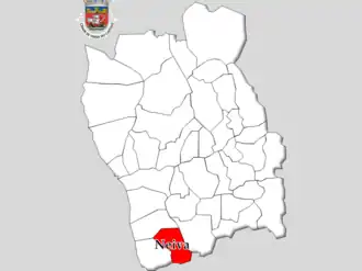 Localização no município de Viana do Castelo