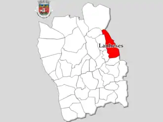 Localização no município de Viana do Castelo