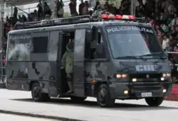 Antiga viatura do COE.