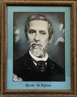 A fotografia original se encontra na Escola Estadual Barão da Rifaina, em Sacramento - Minas Gerais.