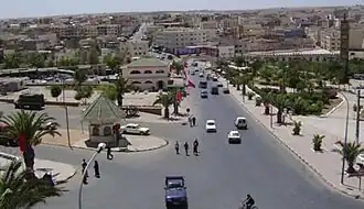 Vista da cidade de Ben Ahmed