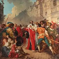 Molé et les factieux, Mathieu Molé (1584-1656), estadista francês e rebeldes