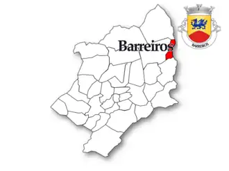 Localização no Município de Viseu