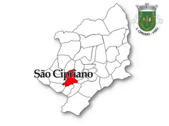 Localização no Município de Viseu