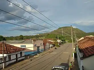 Vista parcial do centro do município de Tesouro.