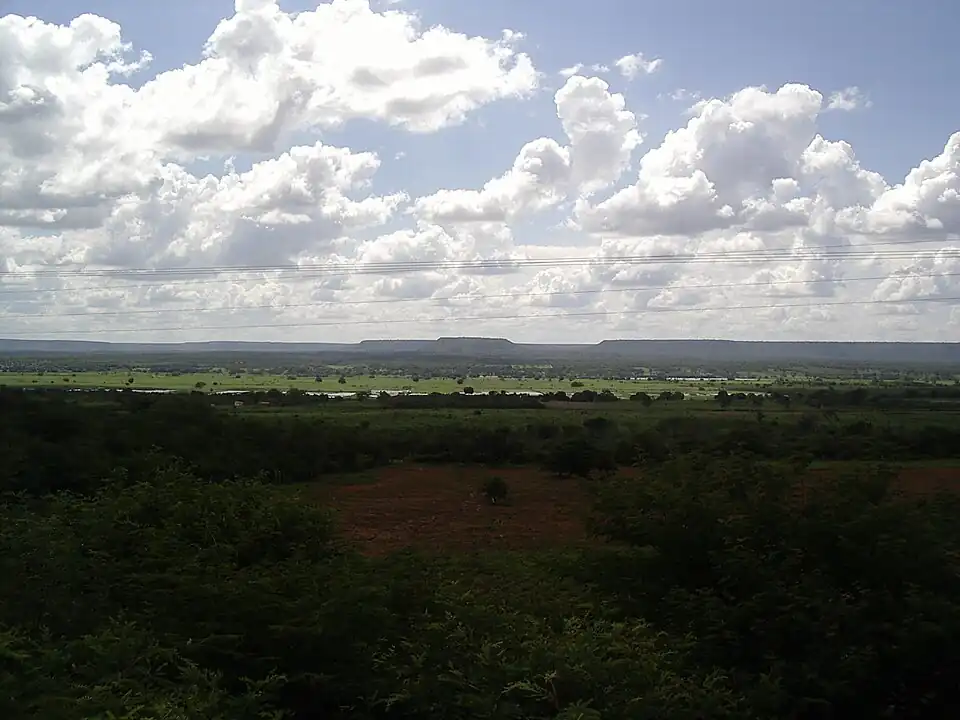 Vista do Vale do Gurgueia na Cidade