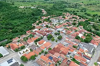 Vista aérea da cidade